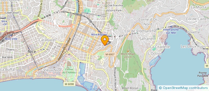 localisation de l'entreprise SDF LMNP BARBERIS à NICE