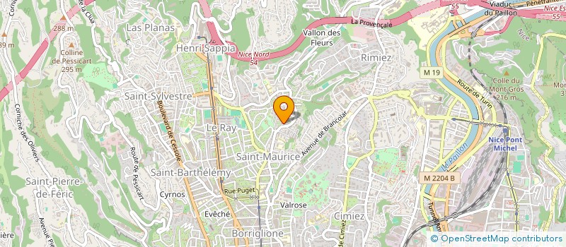 localisation de l'entreprise SDF LMNP SYLVESTRE ET CARBONEL à NICE