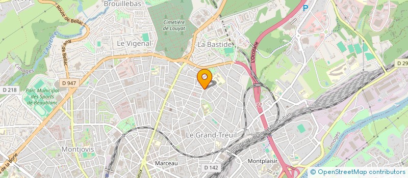 localisation de l'entreprise SDF LOPEZ LAURENT à LIMOGES