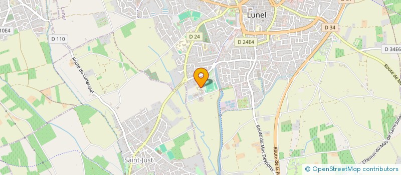 localisation de l'entreprise SDF LUNEL CVD  LUNEL