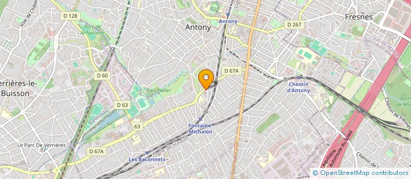 localisation de l'entreprise SDF MACHARD à ANTONY