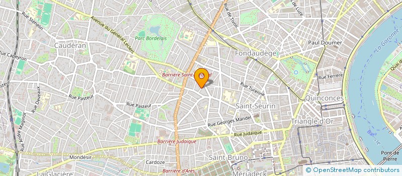 localisation de l'entreprise SDF MAGENDIE PIERRE ET DUCORPS MICHEL à BORDEAUX