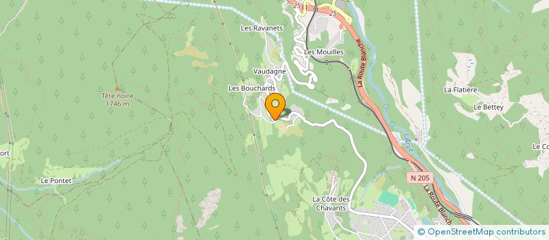 localisation de l'entreprise SDF MARTIN  LES HOUCHES