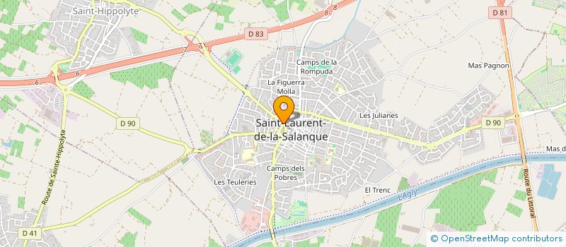 localisation de l'entreprise SDF MARTINEZ LIONEL ET LE CALVE VANESSA à SAINT-LAURENT-DE-LA-SALANQUE
