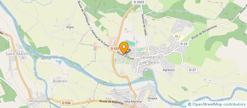 localisation de l'entreprise SDF MAUDUIT SARTRE à SAUVETERRE-DE-BEARN