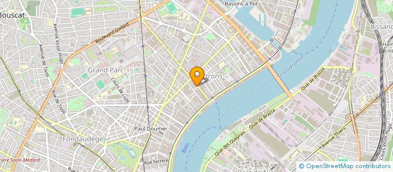 localisation de l'entreprise SDF MEURGEY ET CHAUVEAU  BORDEAUX