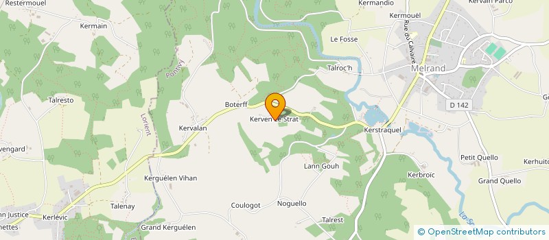 localisation de l'entreprise SDF MORGAN WILFRED BEER JOHN  PLUMELIAU-BIEUZY