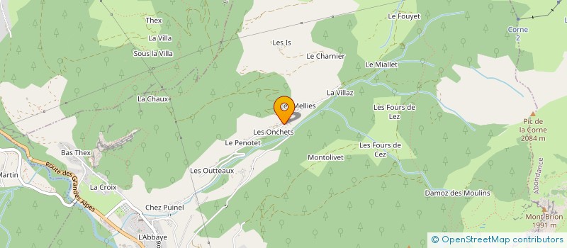 localisation de l'entreprise SDF MORRIS HAAG  SAINT-JEAN-D'AULPS