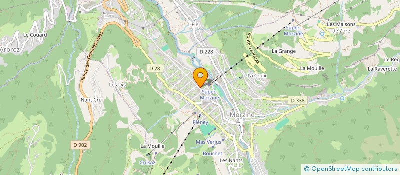 localisation de l'entreprise SDF NEURAZ PAUL ET NEURAZ CHRISTIANE  MORZINE