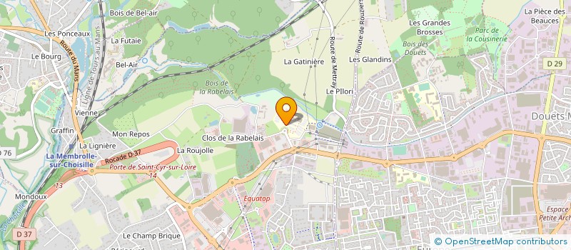 localisation de l'entreprise SDF ORTHO-ALLIANCE à SAINT-CYR-SUR-LOIRE