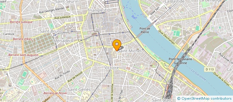 localisation de l'entreprise SDF PANAJOL-MICHAUD  BORDEAUX