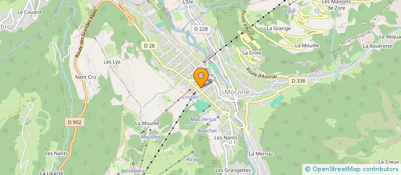 localisation de l'entreprise SDF PARKER REYNISDOTTIR  MORZINE