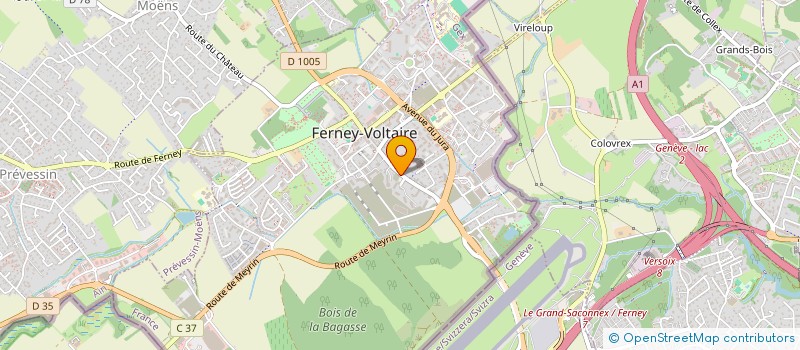 localisation de l'entreprise SDF PEREIRA-ROBALO  ORNEX