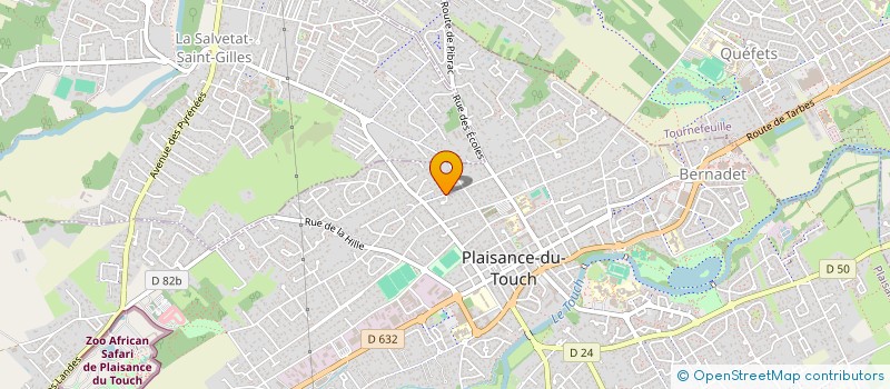 localisation de l'entreprise SDF PERRAUD ERIC ET CLAUDE  PLAISANCE-DU-TOUCH