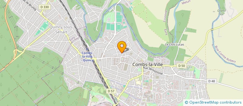 localisation de l'entreprise SDF PEYRIGUERE ET SAUTROT  COMBS-LA-VILLE