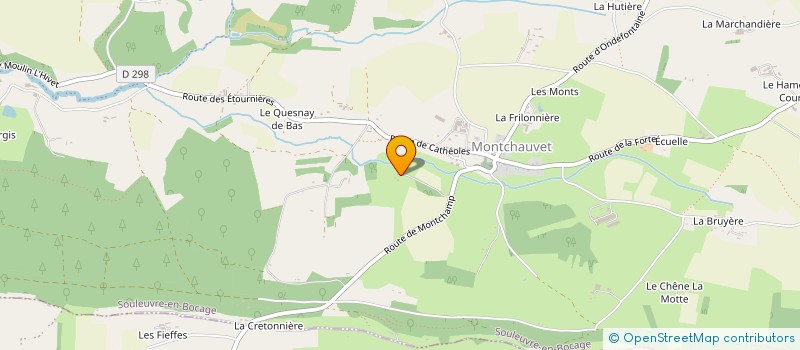 localisation de l'entreprise SDF POTEY DESTAIS  SOULEUVRE EN BOCAGE