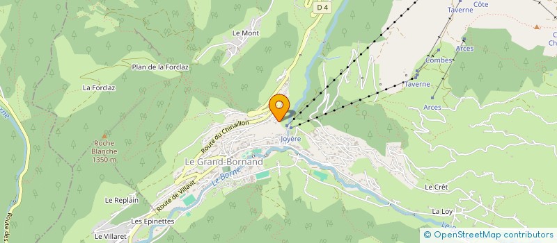 localisation de l'entreprise SDF RALPHSON  LE GRAND-BORNAND