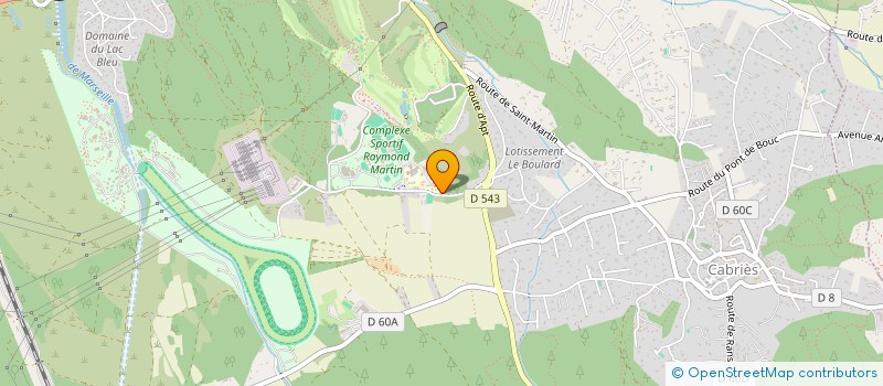 localisation de l'entreprise SDF ROSE  CABRIES