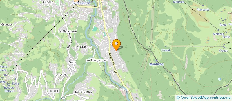 localisation de l'entreprise SDF RYDER  SAINT-GERVAIS-LES-BAINS