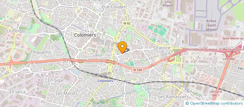 localisation de l'entreprise SDF SADRAN RICHOU à COLOMIERS