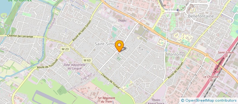 localisation de l'entreprise SDF SANS MEUNIER PETIT BOURREL à TOULOUSE