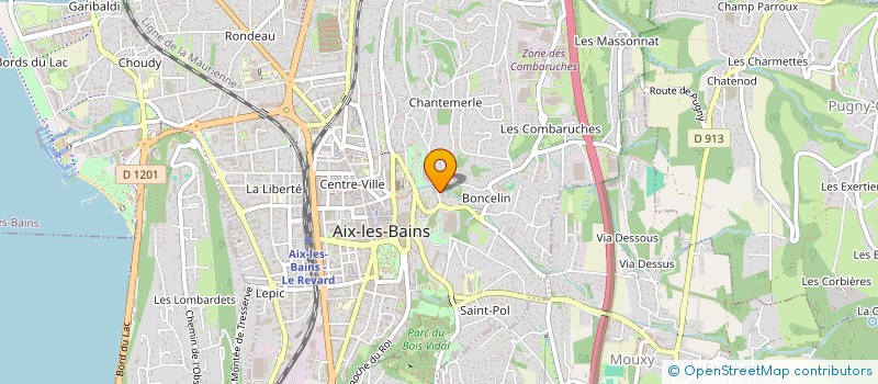 localisation de l'entreprise SDF SARRAZIN  AIX-LES-BAINS