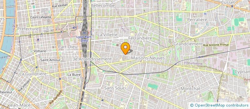 localisation de l'entreprise SDF SCANNER LYON VILLEURBANNE  LYON