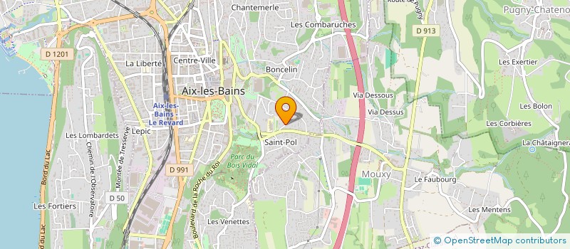 localisation de l'entreprise SDF SCARATO  AIX-LES-BAINS