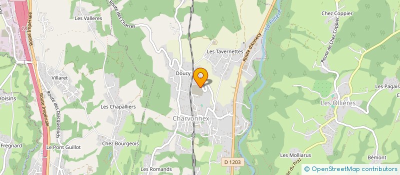 localisation de l'entreprise SDF SCLAVOPOULOS PHILIPPE & FREDERIQUE  CHARVONNEX