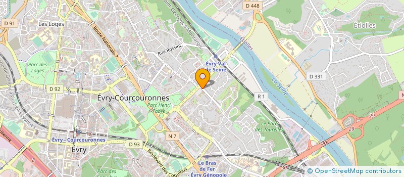 localisation de l'entreprise SDF SELARL NAHAVANDY DANA - EL-BEZ MICHEL à EVRY-COURCOURONNES