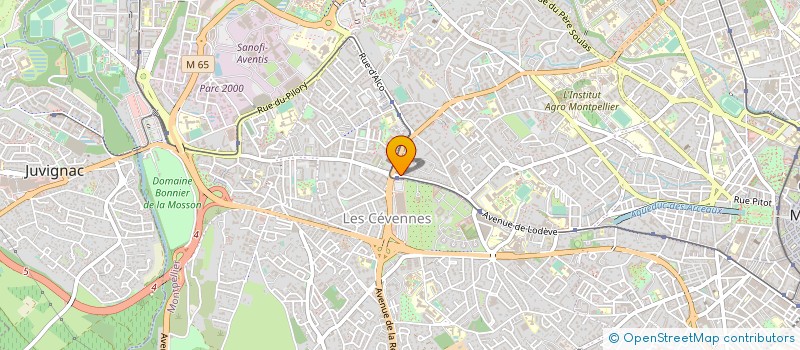 localisation de l'entreprise SDF SWINIARSKI JP ET BREMARD D à MONTPELLIER