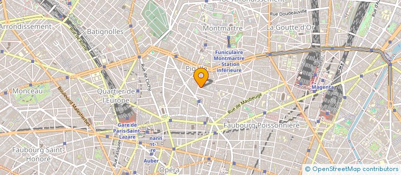 localisation de l'entreprise SDF TALBI ALI ET MOHAMED  PARIS