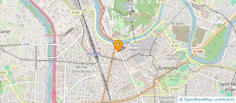 localisation de l'entreprise SDF TOURNEGROS BIBOLLET-RUCHE  GRENOBLE