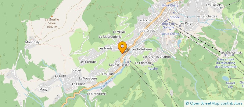 localisation de l'entreprise SDF TURNER JONES  LES GETS