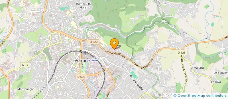 localisation de l'entreprise SDF VALDIS à VOIRON