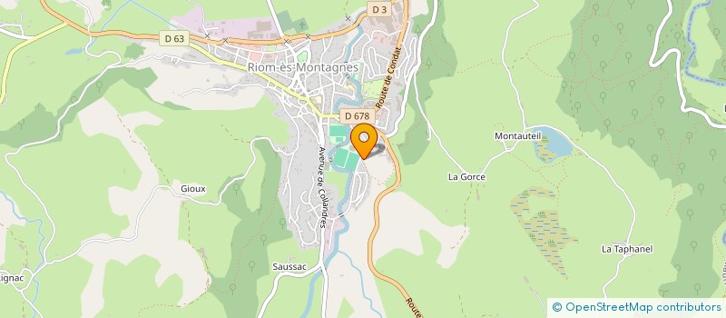 localisation de l'entreprise SDF VETERINAIRE DES MAZETS à RIOM-ES-MONTAGNES