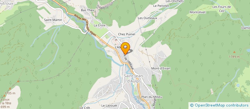 localisation de l'entreprise SDF WARD HEWER  SAINT-JEAN-D'AULPS