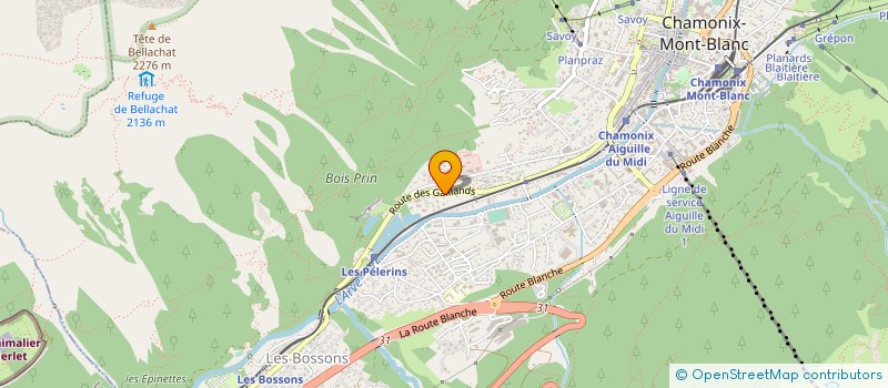 localisation de l'entreprise SDF WHARTON BICKFORD  CHAMONIX-MONT-BLANC