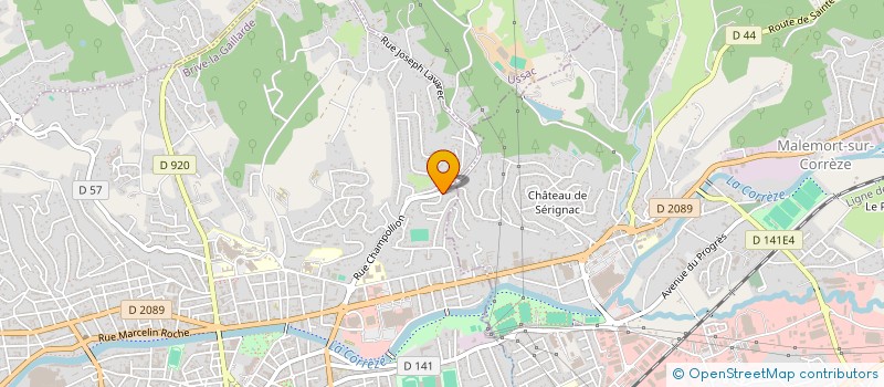 localisation de l'entreprise SDF ZAFRA-KUHN  BRIVE-LA-GAILLARDE