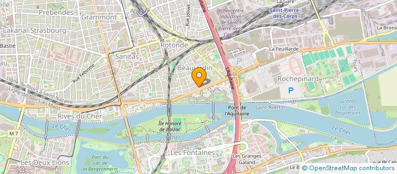 localisation de l'entreprise SDFM LEBORI  TOURS