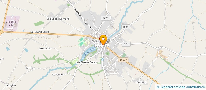 localisation de l'entreprise SDFP à NEUVY-SAINT-SEPULCHRE