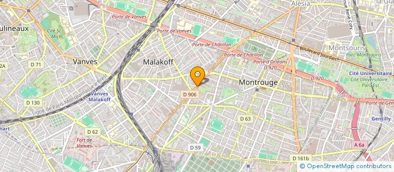 localisation de l'entreprise SDG ACCOMMODATION  MALAKOFF