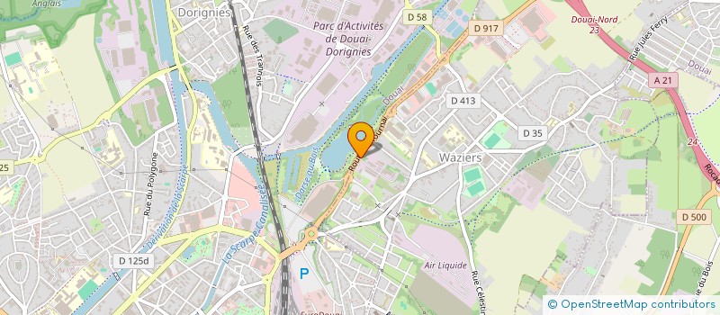 localisation de l'entreprise SDG ASSOCIES  WAZIERS