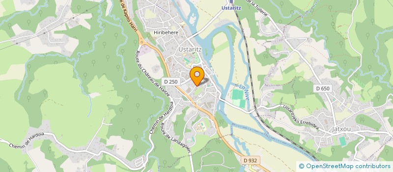 localisation de l'entreprise SDG CYCLES  USTARITZ