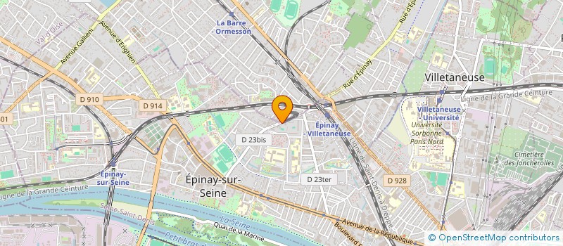 localisation de l'entreprise SDG EVENTS à EPINAY-SUR-SEINE
