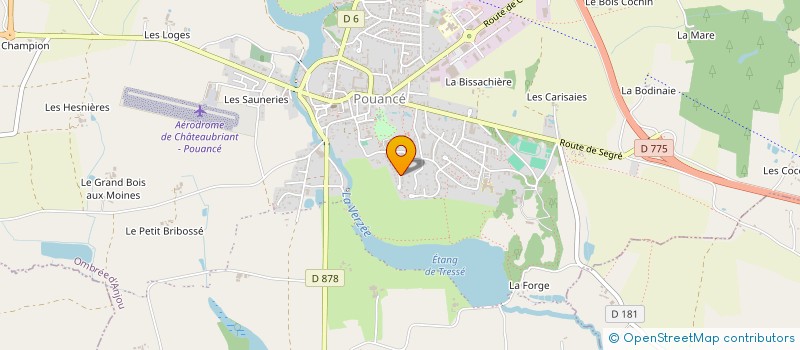 localisation de l'entreprise SDG HOLDING à OMBREE D'ANJOU