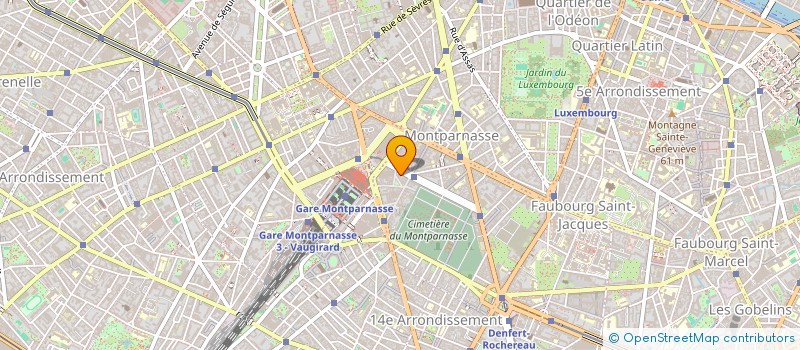 localisation de l'entreprise SDG QUINET  PARIS