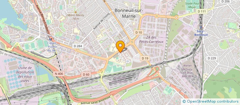 localisation de l'entreprise SDG SECURITE PRIVEE à BONNEUIL-SUR-MARNE