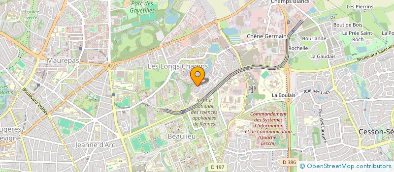 localisation de l'entreprise SDG SERVICES CHAUFFAGE-PLOMBERIE  LIFFRE