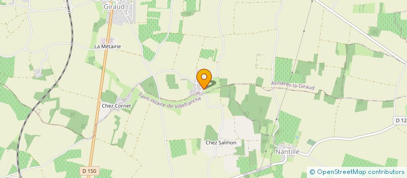 localisation de l'entreprise SDGL  ASNIERES-LA-GIRAUD